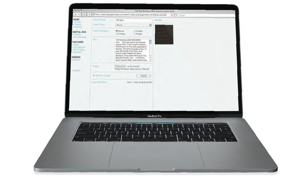 Project photography.